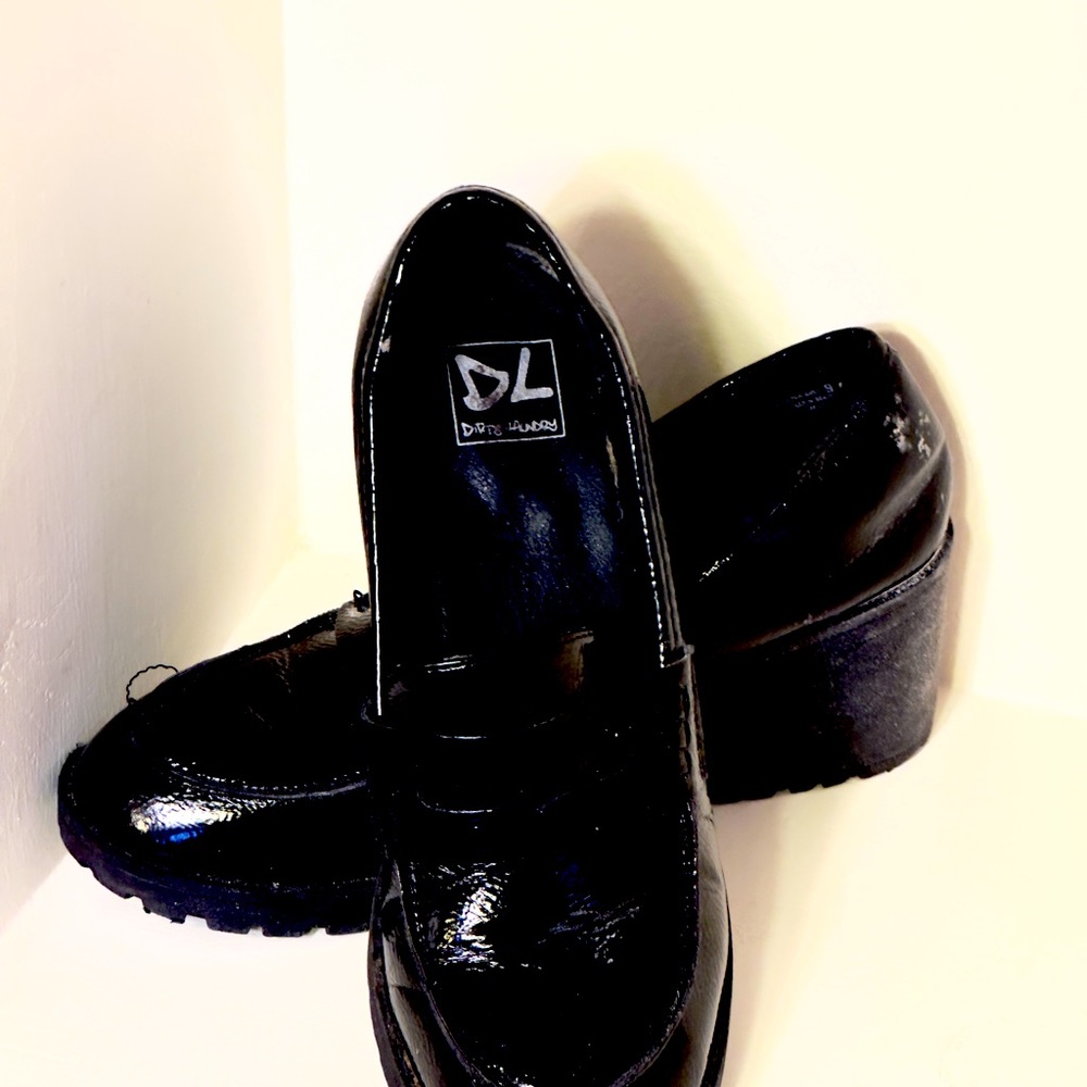 Dirty Laundry ,Chunky Penny Loafer, Patent Leather , 9.5